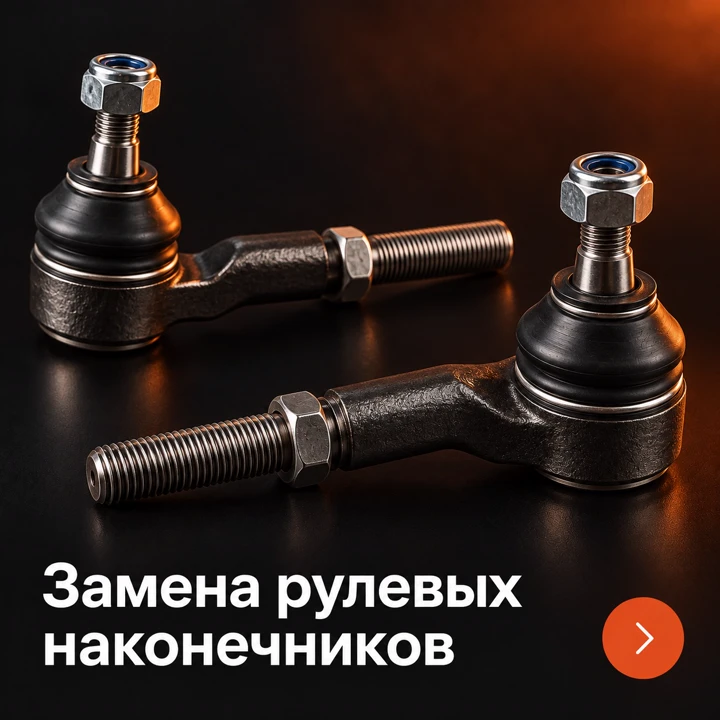 Замена рулевых наконечников